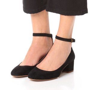 NWT Madewell Victoria block heel ankle strap shoes 8.5